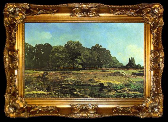 framed  Alfred Sisley Avenue of Chestnut Trees near La Celle Saint Cloud, ta009-2